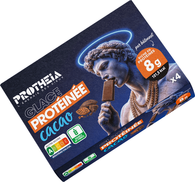 Boîte PROTHEÏA Glace Protéinée Cacao